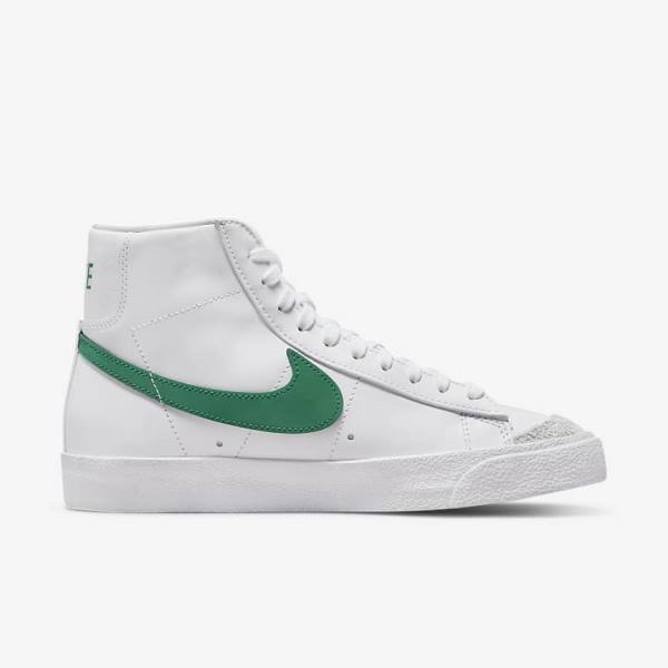 Trampki Damskie Nike Blazer Mid 77 Vintage Białe Koralowe | NK781WHX