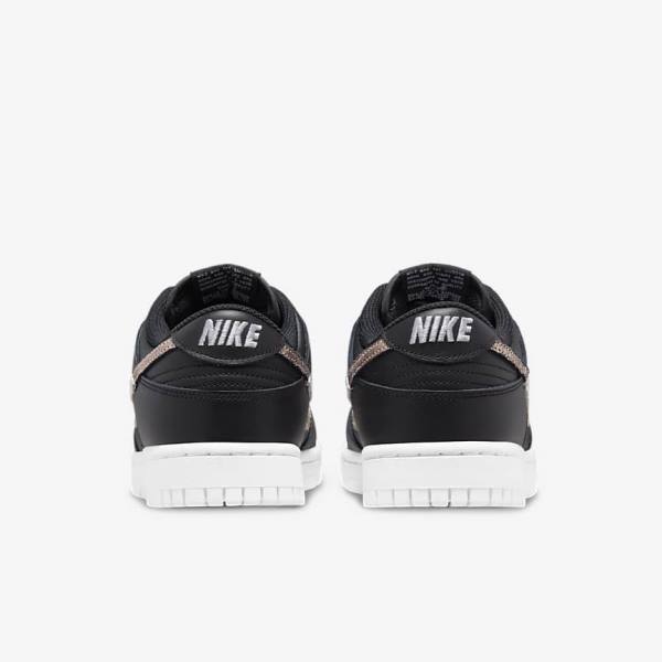 Trampki Damskie Nike Dunk Low SE Czarne Kolorowe | NK701MPU