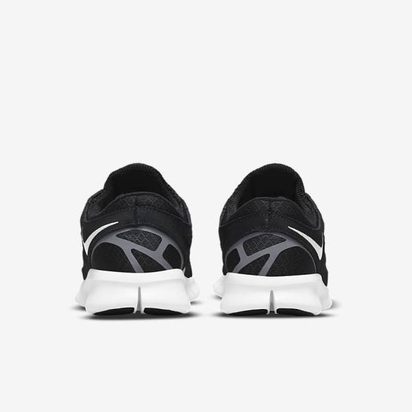 Trampki Damskie Nike Free Run 2 Czarne Ciemny Szare Białe | NK597WPC