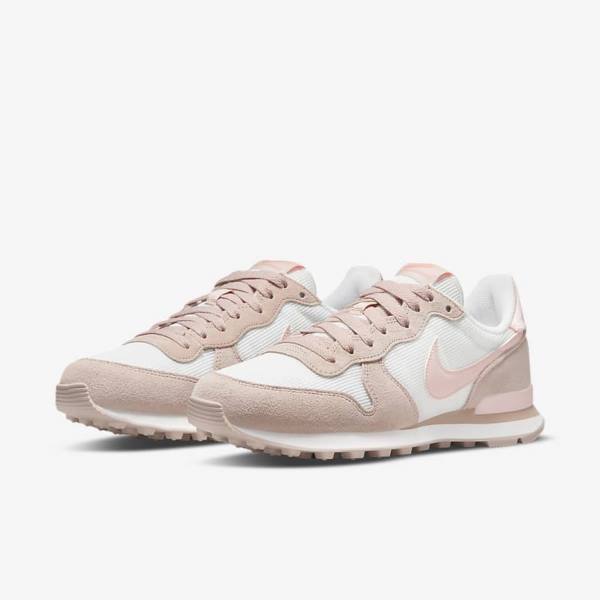 Trampki Damskie Nike Internationalist Białe Khaki Szare Głęboka | NK798JOB