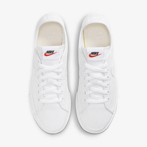 Trampki Damskie Nike NikeCourt Legacy Płócienne Białe | NK724DGQ