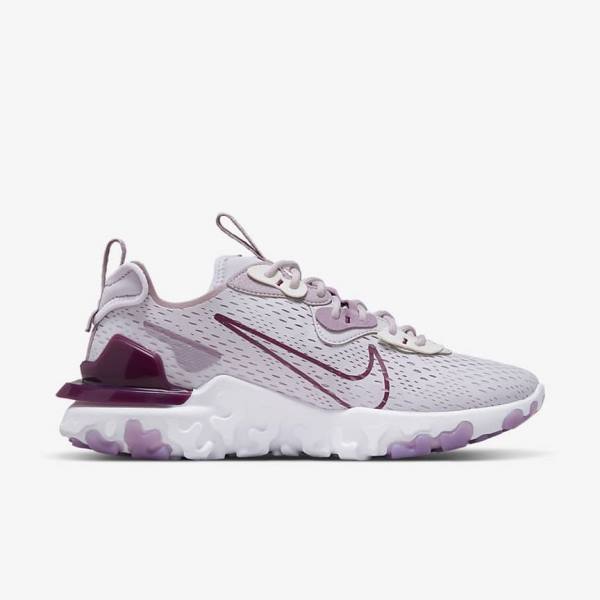 Trampki Damskie Nike React Vision Fioletowe | NK261DNX