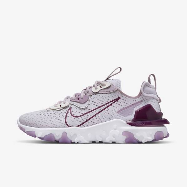 Trampki Damskie Nike React Vision Fioletowe | NK261DNX