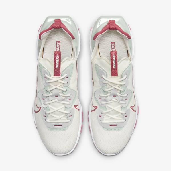 Trampki Damskie Nike React Vision Platyna Różowe | NK870WAQ