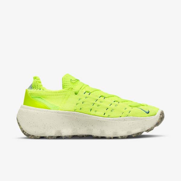 Trampki Damskie Nike Space Hippie 04 Głęboka Cytrynowy Zielone Turkusowe | NK693WIU