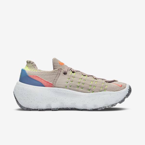 Trampki Damskie Nike Space Hippie 04 Szare Niebieskie Głęboka Czerwone Pomarańczowe | NK091OKP