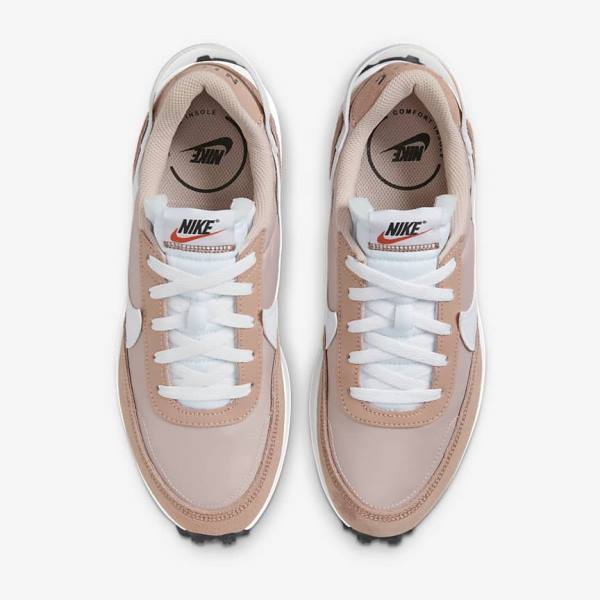 Trampki Damskie Nike Waffle Debut Różowe Różowe Khaki Różowe Białe | NK459HAE