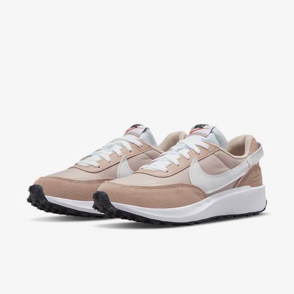 Trampki Damskie Nike Waffle Debut Różowe Różowe Khaki Różowe Białe | NK459HAE