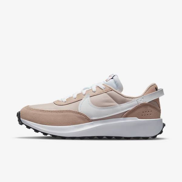 Trampki Damskie Nike Waffle Debut Różowe Różowe Khaki Różowe Białe | NK459HAE