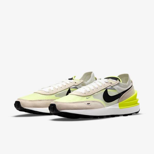 Trampki Damskie Nike Waffle One Białe Czarne | NK053DNC