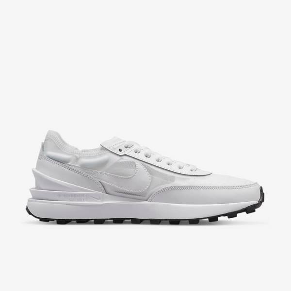 Trampki Damskie Nike Waffle One Białe Czarne Białe | NK163GLU