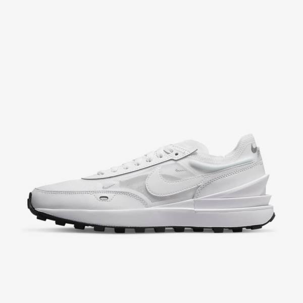 Trampki Damskie Nike Waffle One Białe Czarne Białe | NK163GLU