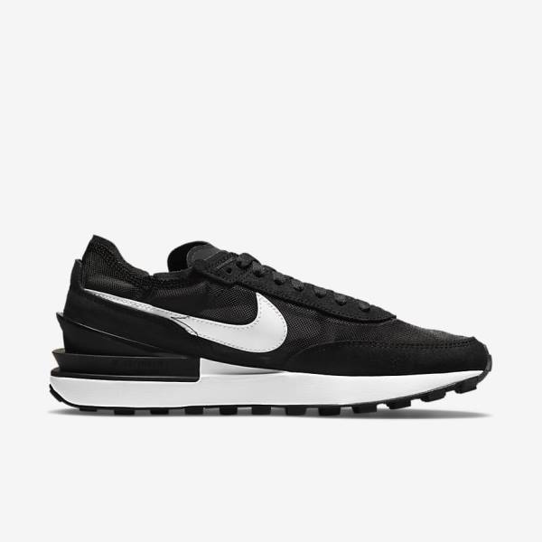 Trampki Damskie Nike Waffle One Czarne Pomarańczowe Białe | NK596DEM