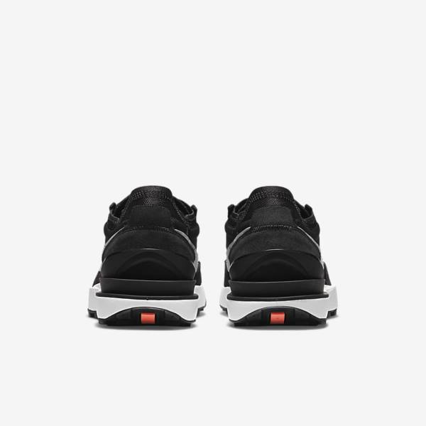 Trampki Damskie Nike Waffle One Czarne Pomarańczowe Białe | NK596DEM