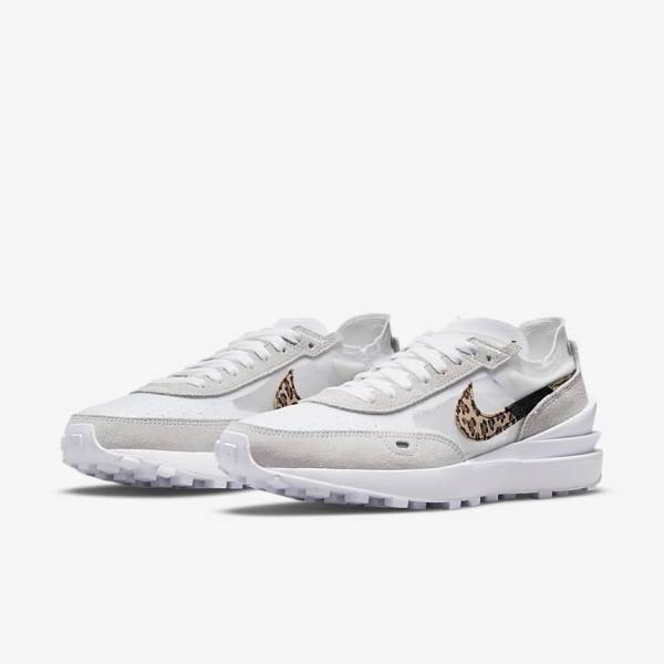 Trampki Damskie Nike Waffle One SE Białe Kolorowe | NK960QJH