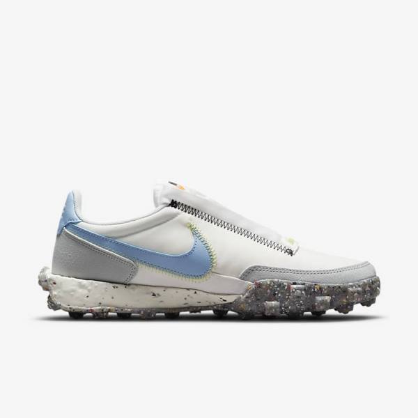 Trampki Damskie Nike Waffle Racer Crater Białe Głęboka Cytrynowy | NK567UCX