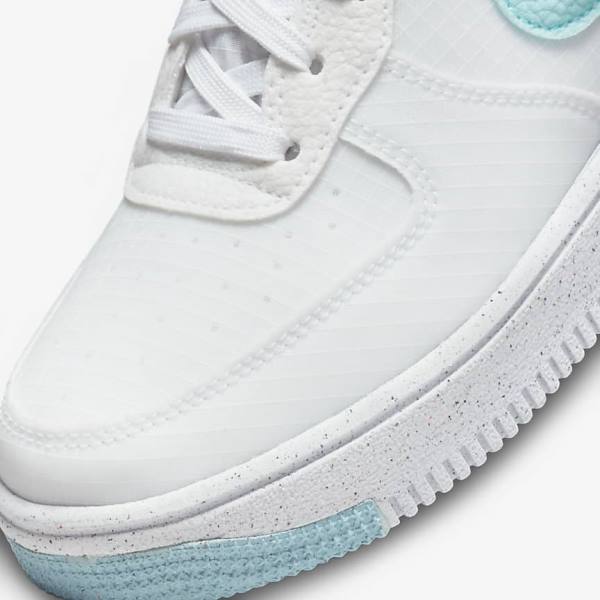 Trampki Dziecięce Nike Air Force 1 Crater Older Białe Niebieskie | NK370NLS