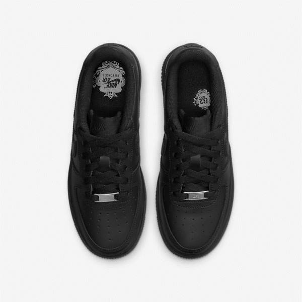 Trampki Dziecięce Nike Air Force 1 LE Older Czarne | NK598WEK