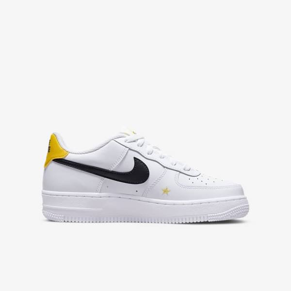 Trampki Dziecięce Nike Air Force 1 LV8 Older Białe Czarne | NK501HDV