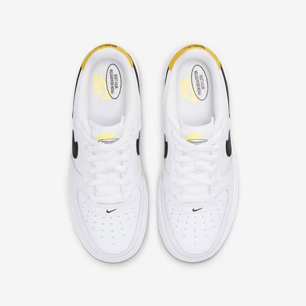 Trampki Dziecięce Nike Air Force 1 LV8 Older Białe Czarne | NK501HDV