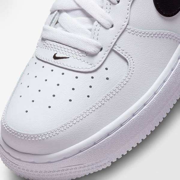 Trampki Dziecięce Nike Air Force 1 LV8 Older Białe Czarne | NK501HDV