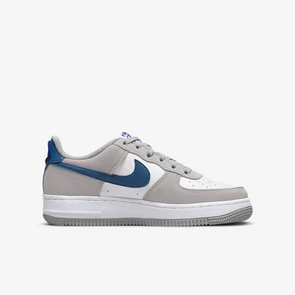 Trampki Dziecięce Nike Air Force 1 LV8 Older Głęboka Szare Białe Głęboka Szare | NK506NLE