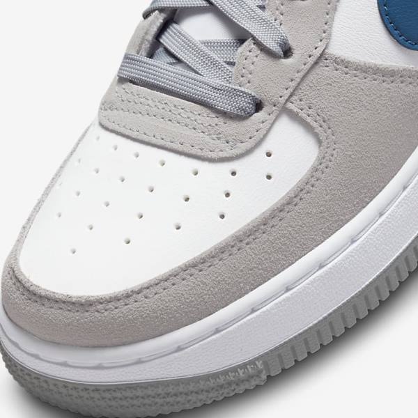 Trampki Dziecięce Nike Air Force 1 LV8 Older Głęboka Szare Białe Głęboka Szare | NK506NLE