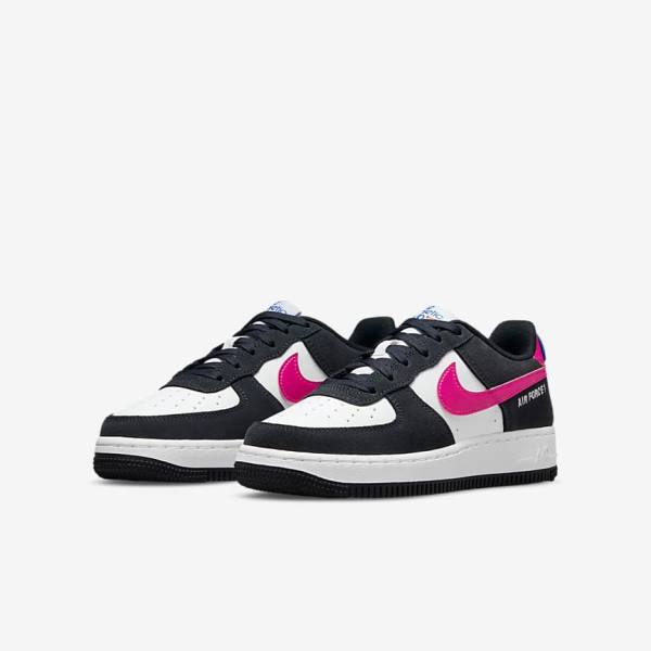 Trampki Dziecięce Nike Air Force 1 LV8 Older Białe Różowe | NK692DTN