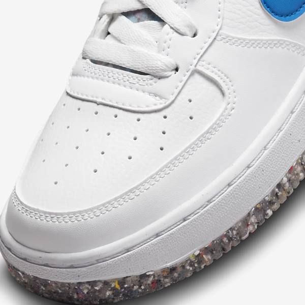 Trampki Dziecięce Nike Air Force 1 LV8 Older Białe Mięta Różowe Głęboka Niebieskie | NK870OBN