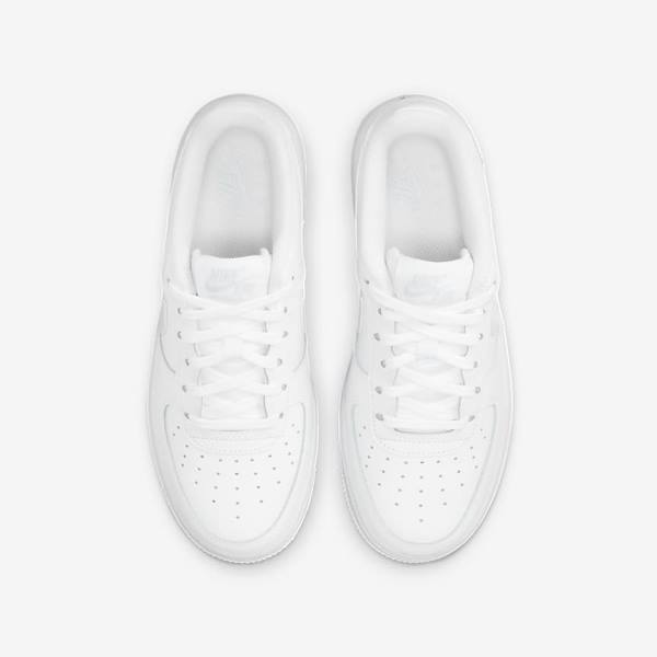 Trampki Dziecięce Nike Air Force 1 Older Białe | NK029AKZ