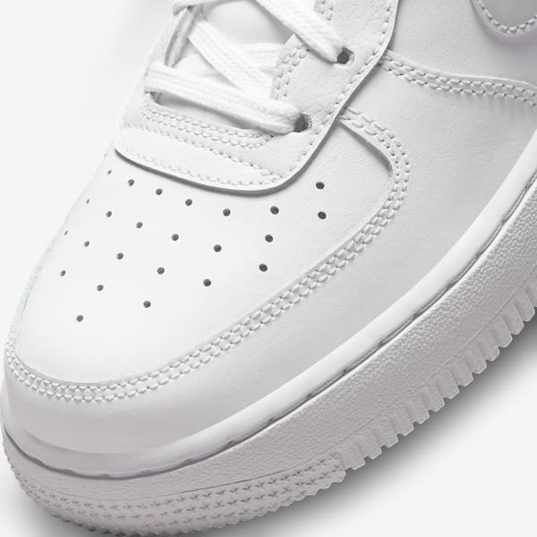 Trampki Dziecięce Nike Air Force 1 Older Białe | NK029AKZ