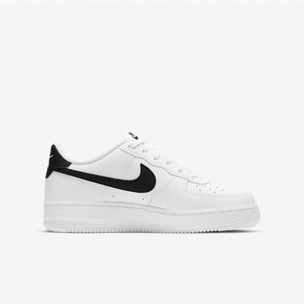 Trampki Dziecięce Nike Air Force 1 Older Białe Czarne | NK874HPZ