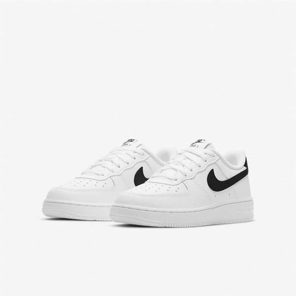 Trampki Dziecięce Nike Air Force 1 Older Białe Czarne | NK874HPZ