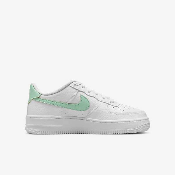 Trampki Dziecięce Nike Air Force 1 Older Białe Mięta | NK901XJF