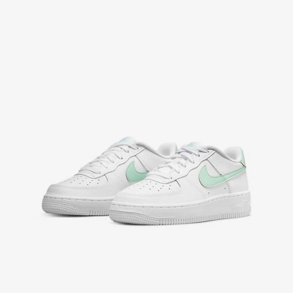 Trampki Dziecięce Nike Air Force 1 Older Białe Mięta | NK901XJF