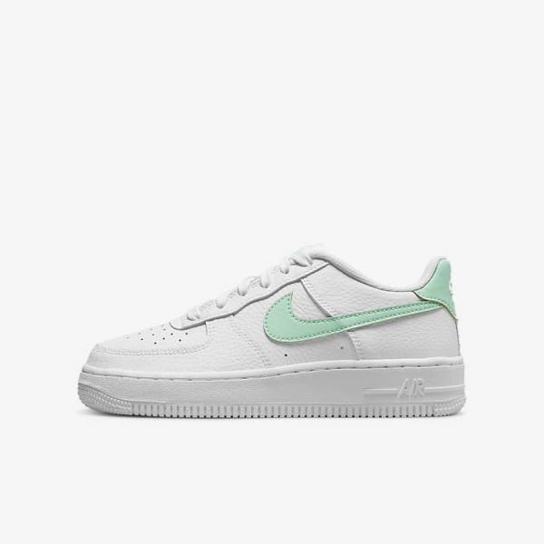 Trampki Dziecięce Nike Air Force 1 Older Białe Mięta | NK901XJF