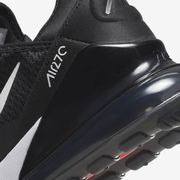 Trampki Dziecięce Nike Air Max 270 Older Białe Metal Srebrne Białe | NK563TJS