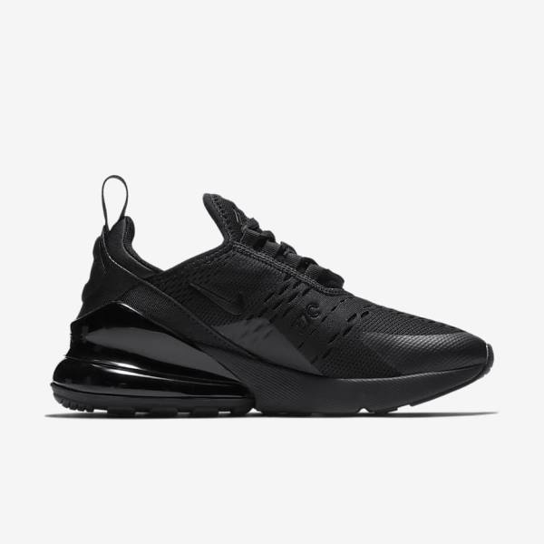 Trampki Dziecięce Nike Air Max 270 Older Czarne | NK653CML