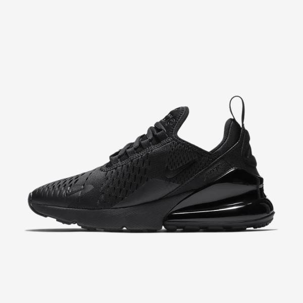 Trampki Dziecięce Nike Air Max 270 Older Czarne | NK653CML