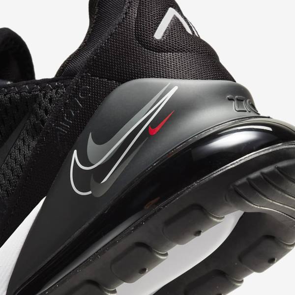 Trampki Dziecięce Nike Air Max 270 Older Czarne Szare | NK694OAW