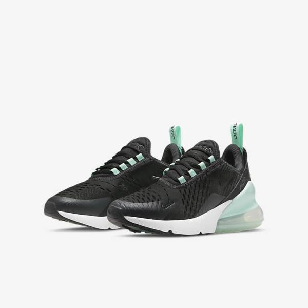 Trampki Dziecięce Nike Air Max 270 Older Białe Mięta Czarne | NK927AUS