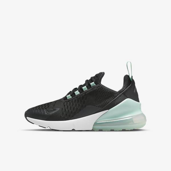 Trampki Dziecięce Nike Air Max 270 Older Białe Mięta Czarne | NK927AUS