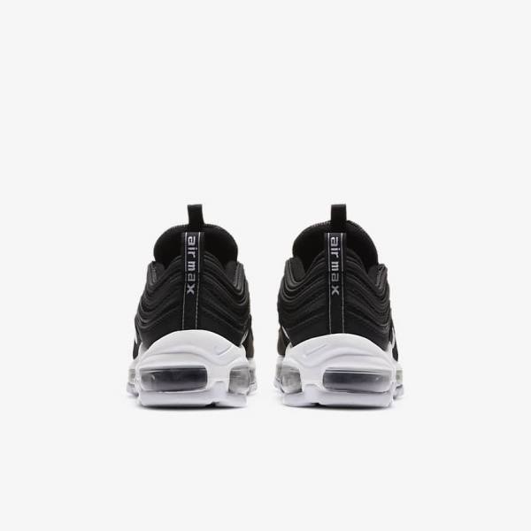 Trampki Dziecięce Nike Air Max 97 Older Czarne Białe | NK561MCP