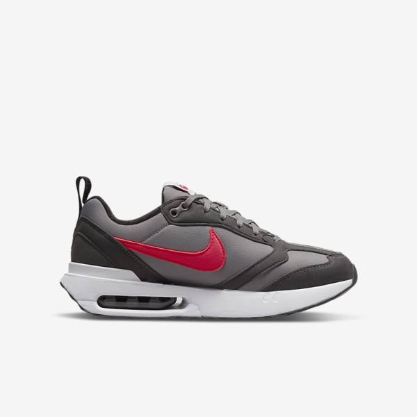 Trampki Dziecięce Nike Air Max Dawn Older Niebieskie Szare Czarne Czerwone | NK398DBK