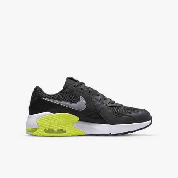 Trampki Dziecięce Nike Air Max Excee Older Ciemny Szare Czarne Szare | NK391CST