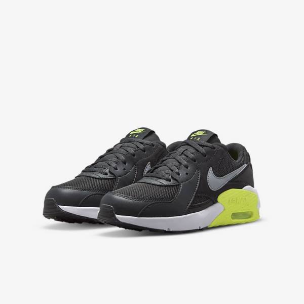 Trampki Dziecięce Nike Air Max Excee Older Ciemny Szare Czarne Szare | NK391CST