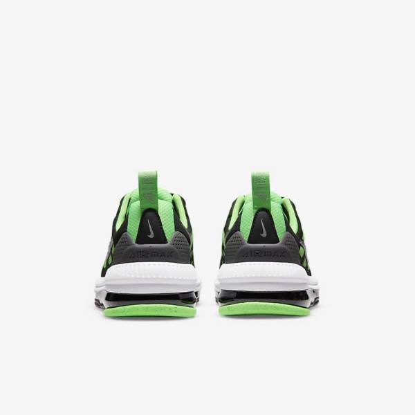 Trampki Dziecięce Nike Air Max Genome Older Czarne Szare Zielone | NK195WBJ