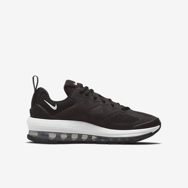 Trampki Dziecięce Nike Air Max Genome Older Czarne Ciemny Szare Białe | NK463LQO