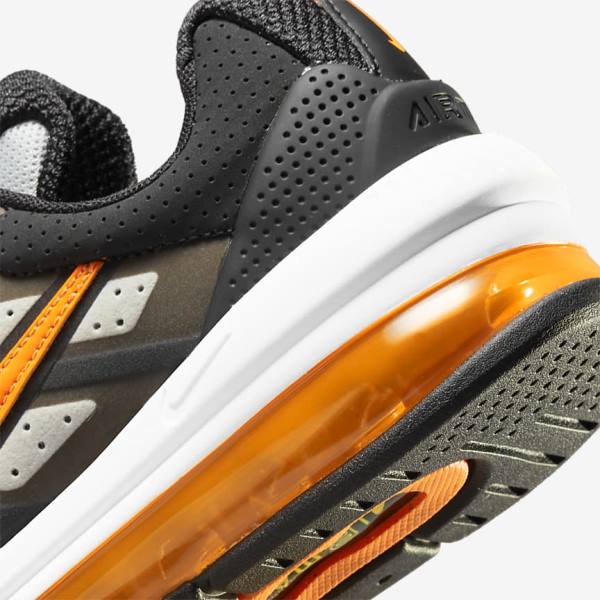 Trampki Dziecięce Nike Air Max Genome Older Czarne Szare Białe Pomarańczowe | NK546NHJ