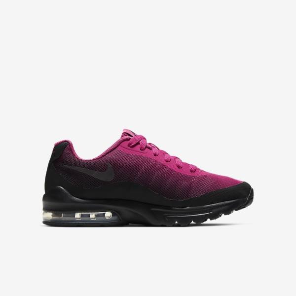 Trampki Dziecięce Nike Air Max Invigor Older Czarne Szare | NK124ANS